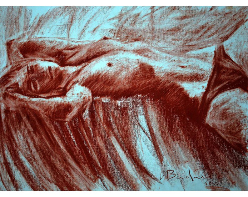 Female Nudity Original Erotic Painting Naked Woman Art Female Nu Female Nudity Original Erotic Painting Naked Woman Art Female Nu