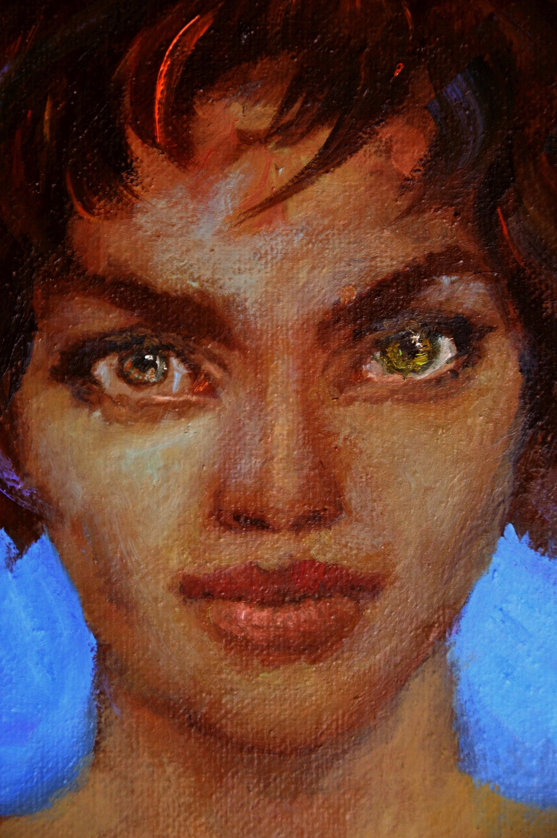 Nude Woman Painting Original Erotic Art Female Nudity Art | Etsy