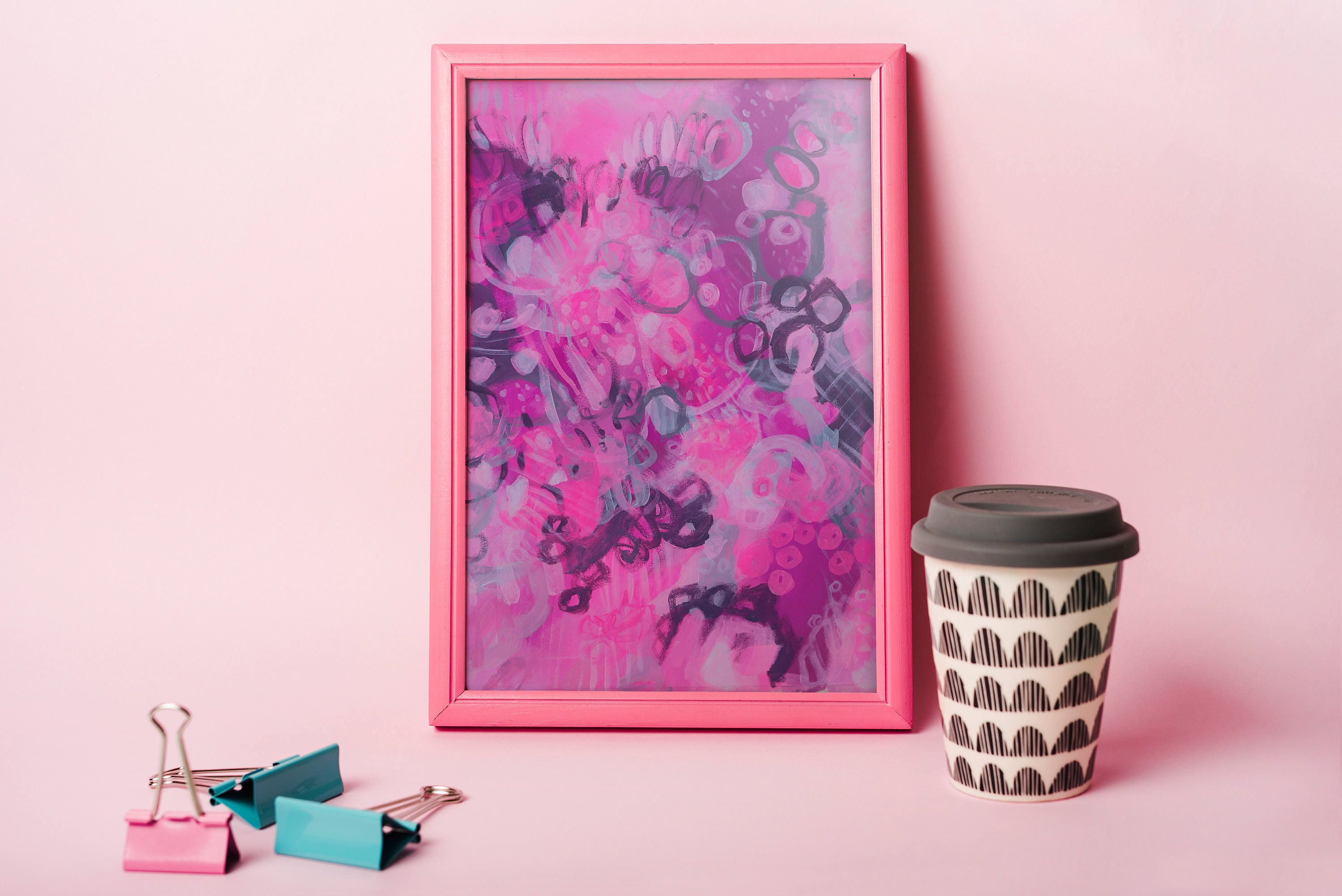 Digital art Abstract print Digital abstract painting Etsy