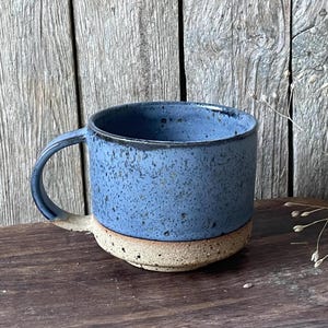 Handmade blue mug / ceramic coffee cup / tea cup / coffee mug / tea mug / handmade coffee cup / Handmade  gift / Valentine&#39;s gift