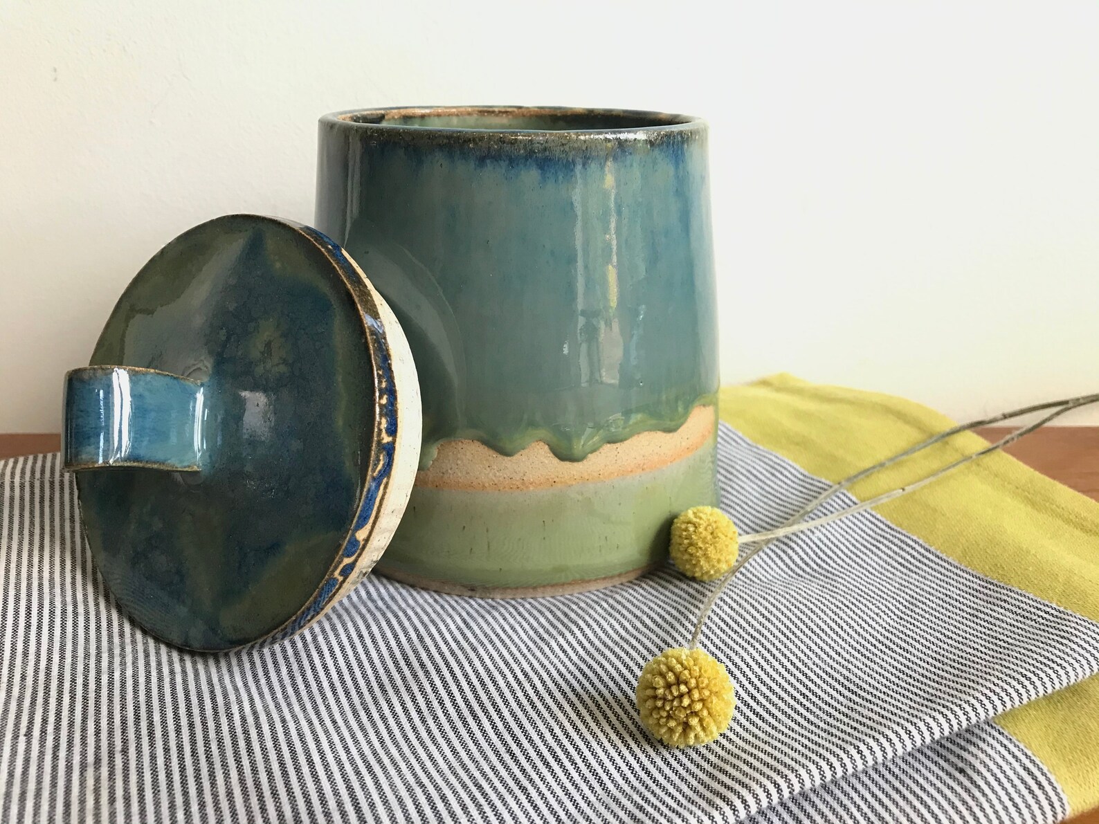 Contenedores o tarros cerámicos para todo uso con tapas / olla | Etsy