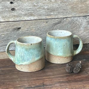 Espresso cups/Set of 2/ceramic espresso cups /handmade espresso cups/ coffee tumblers / cortado cups/ green espresso cups/handmade gift