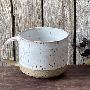 Handmade white mug / coffee mug / tea mug/ ceramic coffee mug/ handmade gift
