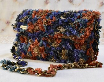 Bolso multicolor hecho a mano