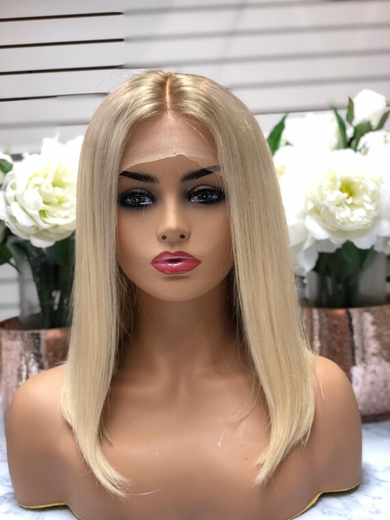 blonde bob lace wig