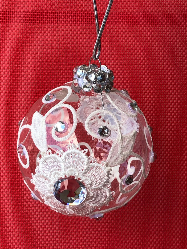 Ornaments Accents Hanging Decoration With Beautiful Gift Box For Mothers Day Gifts Birthday Gift For Her White Glass Balls Set Of 4 Glass Ornaments Gifts Home Living