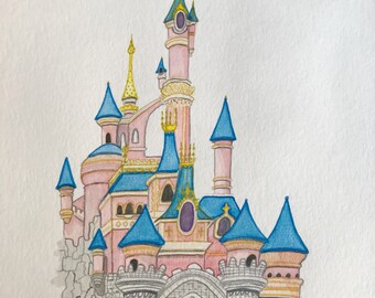 Chateau De Disneyland Etsy