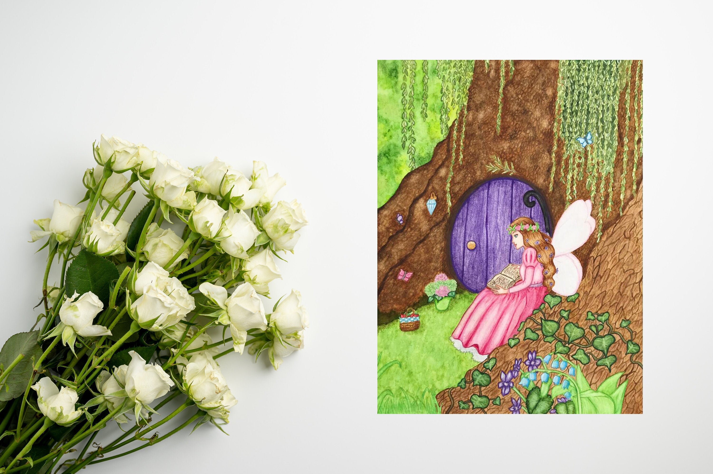 Clarisse La Fée Des Livres - Reproduction | Print