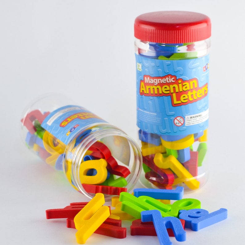 Armenian Alphabet Magnetic Armenian Letters for Kids Small Alphabet Set