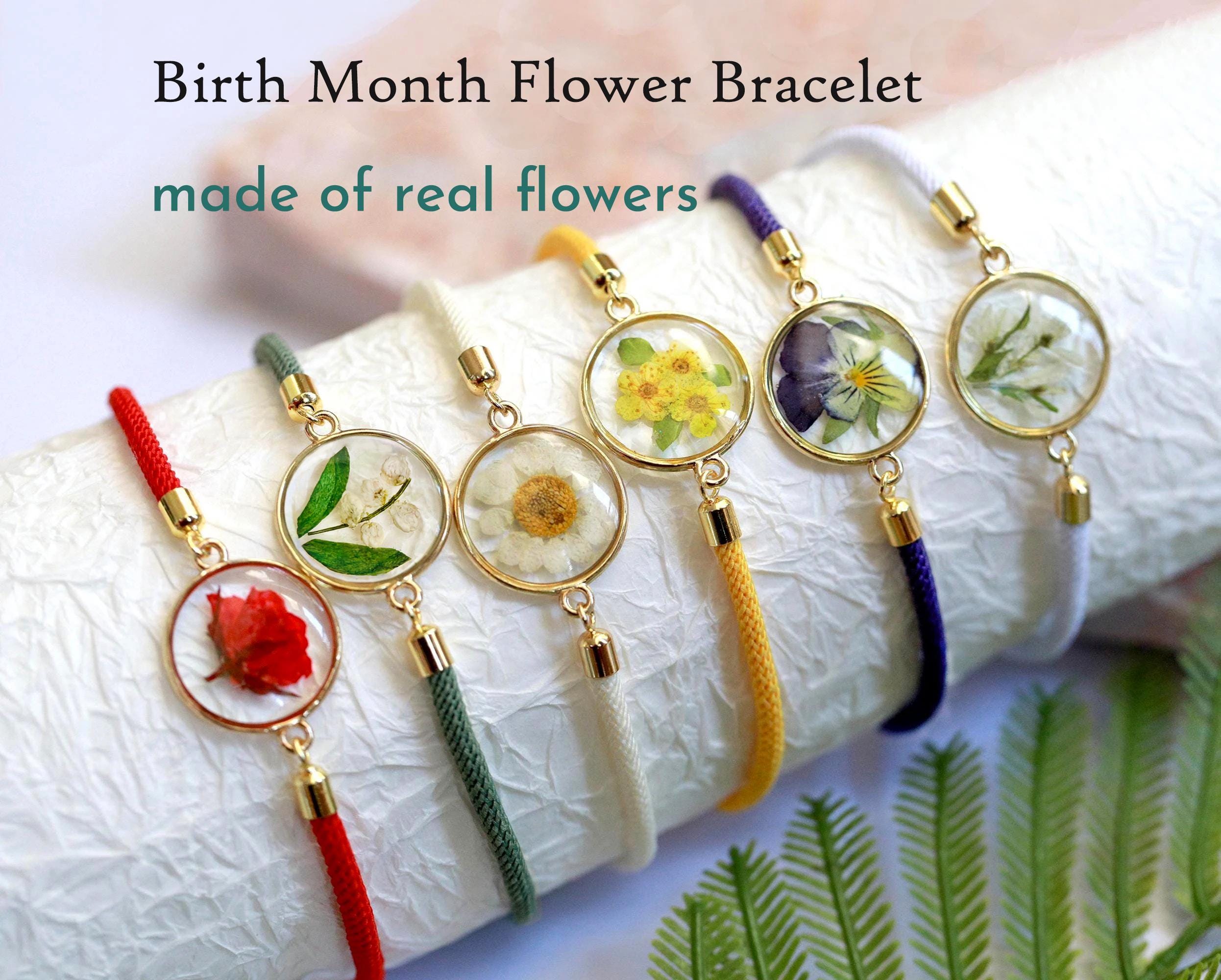 GNOCE Daisy Flower Custom Photo Charm – 925 Sterling Silver Bead For Bracelets & Necklaces