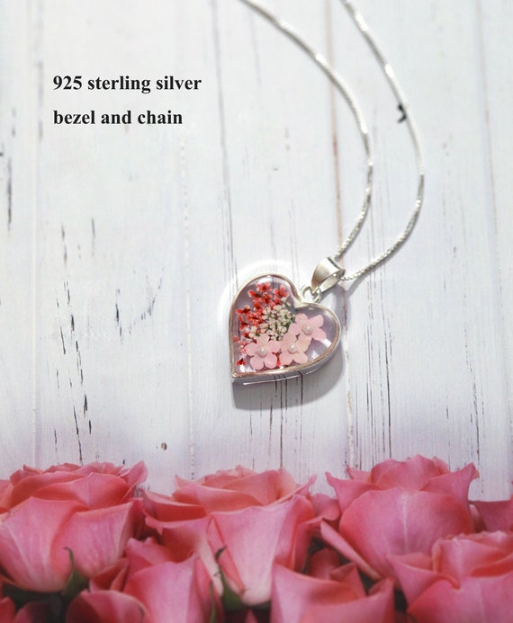 14k Rose Gold-plated Sterling Silver Pavé Heart Necklace