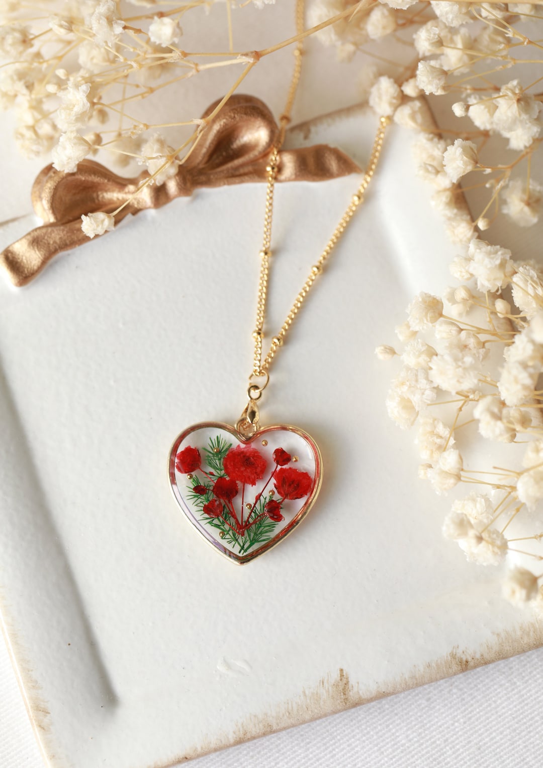 RAOING Flower Heart Pendant 【Texture】 RAOING Flower Heart Pendant 【Texture】 RAOING Flower Heart