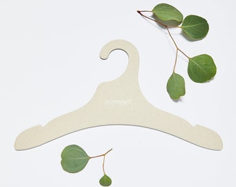 Adult Gray Personalized Cardboard Hangers Resistant Sustainable by TREMPEL