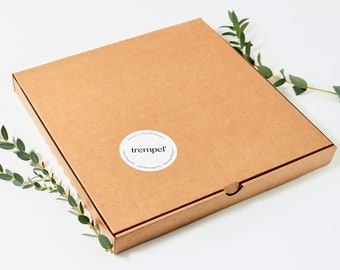 Sample Box Personalized Cardboard Hangers Resistant Sustainable by TREMPEL