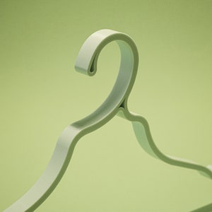 Adult Mint 3D Printed Recycled Hangers Resistant Sustainable by TREMPEL