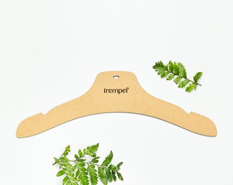 Adult Personalized Wooden Hangers With No Hook Resistant Sustainable by TREMPEL