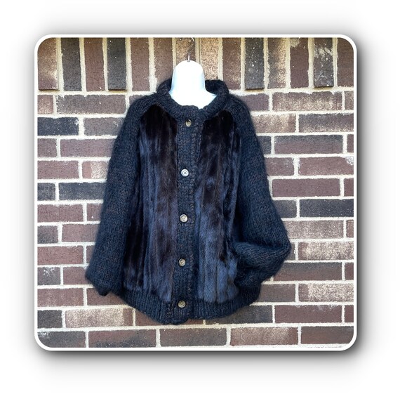 Mink sweater jacket clearance