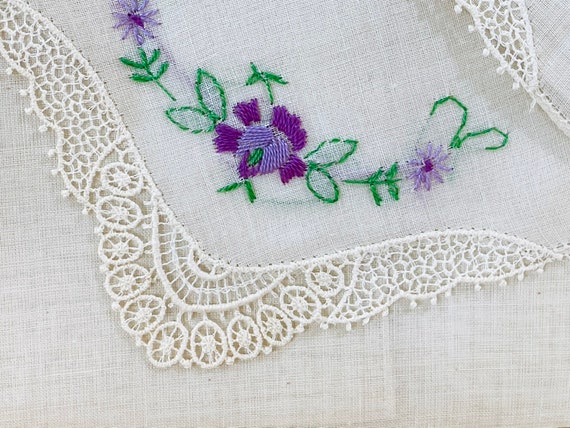 Linen and Lace Handkerchiefs by Rivoli, Boxed Set… - image 6