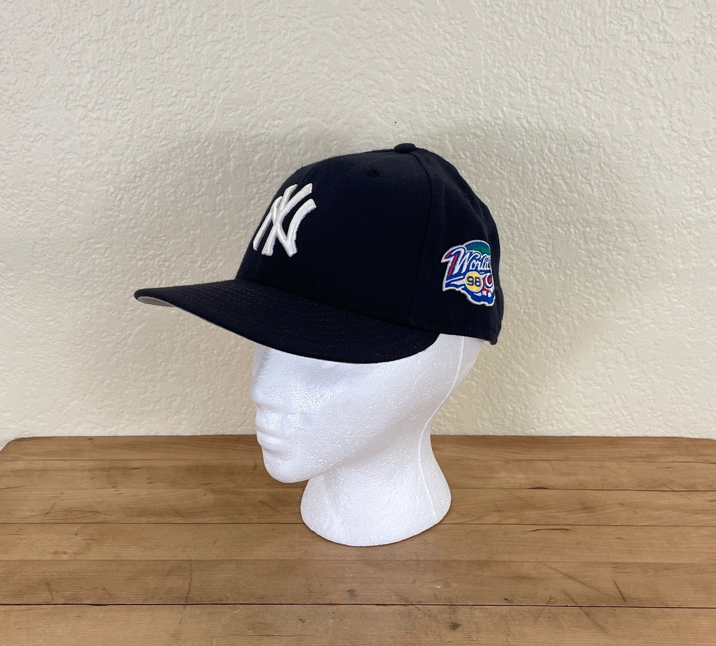 NY Yankees Fitted Hat Size 7 5/8 American Needle All Over Yankees Caps Rare  OG