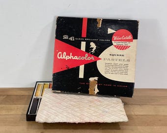 Alphacolor Pastels by Weber Costello, 24 Square Stick Size (2 missing)