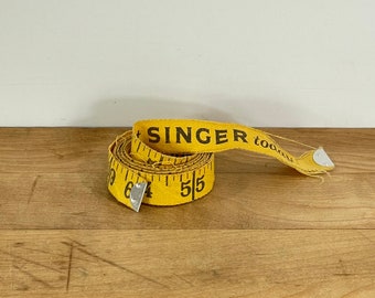 Singer Cloth Measuring Tape, Cloth Advertising Tape Measure, Soft Dress Makers Tape, Craft Tape, Made in USA