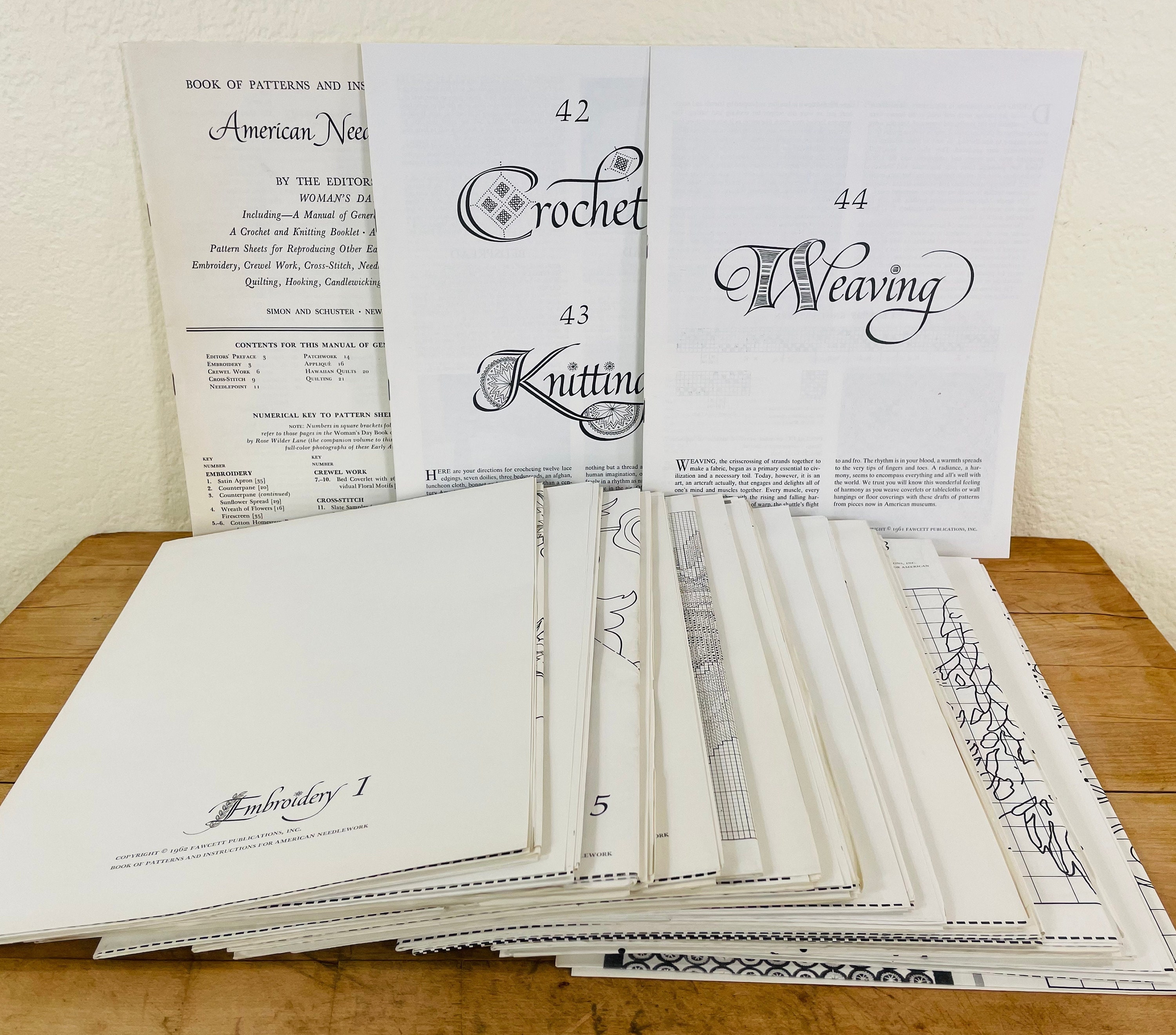 Needle Craft Book by Woman's Day American Needlework Book Etsy