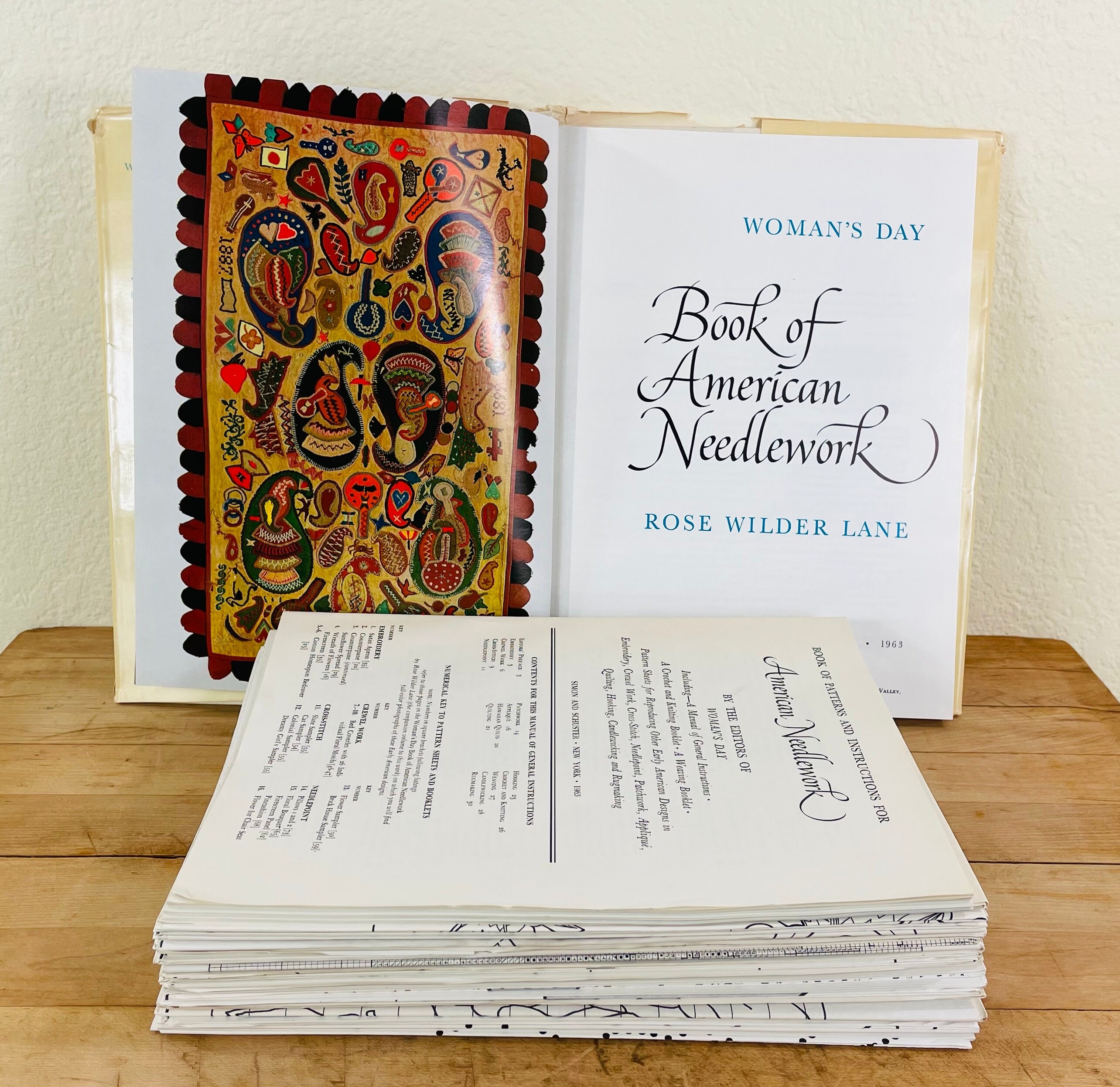 Needle Craft Book by Woman's Day American Needlework Book Etsy