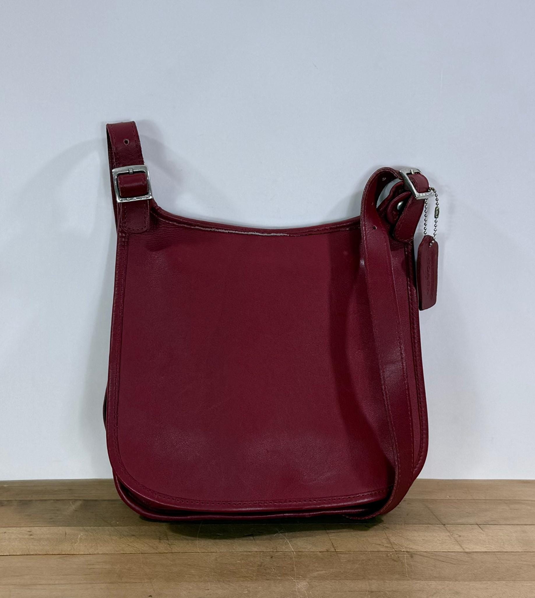 Vintage Red Coach Bag - Etsy