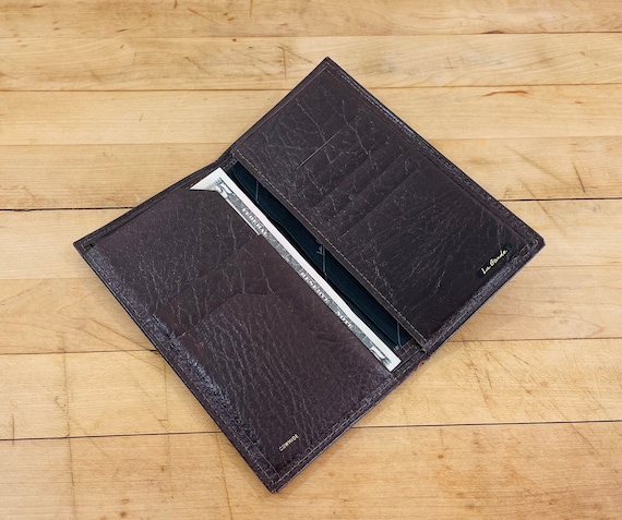 Dark Brown Cowhide Breast Pocket Wallet by Rolfs,… - image 5