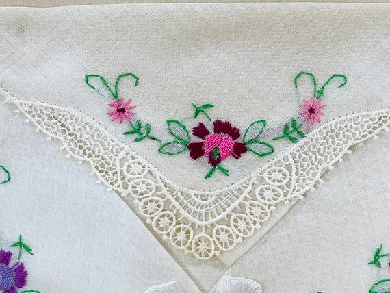 Linen and Lace Handkerchiefs by Rivoli, Boxed Set… - image 5