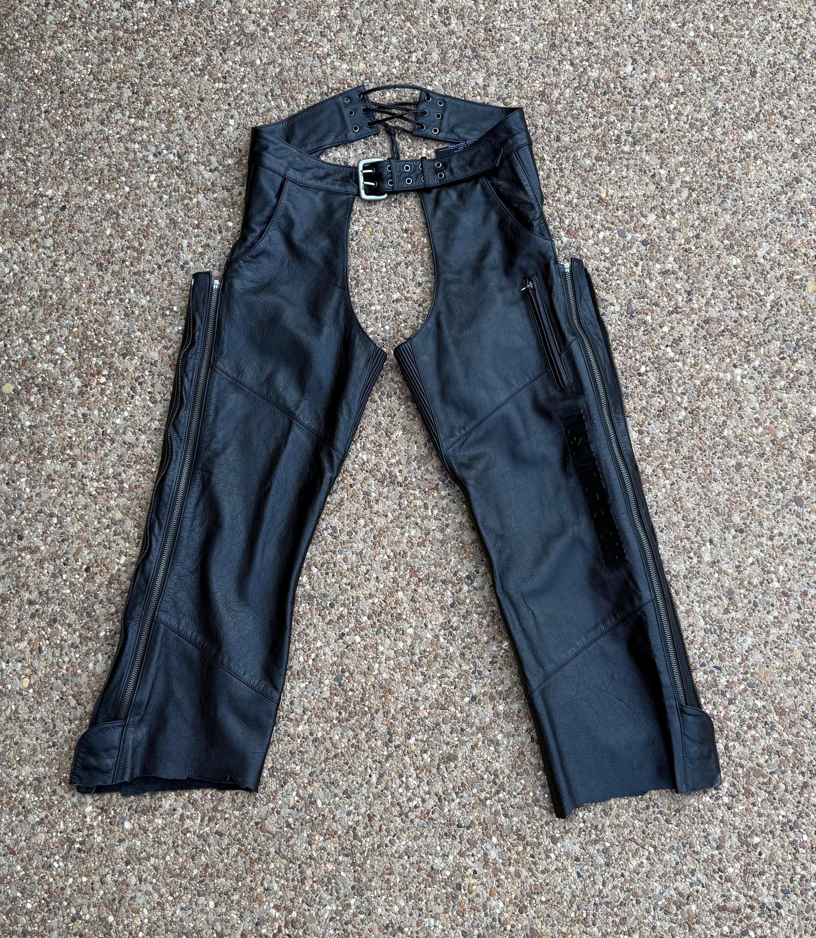 Vintage Harley Davidson Leather Pants - Etsy