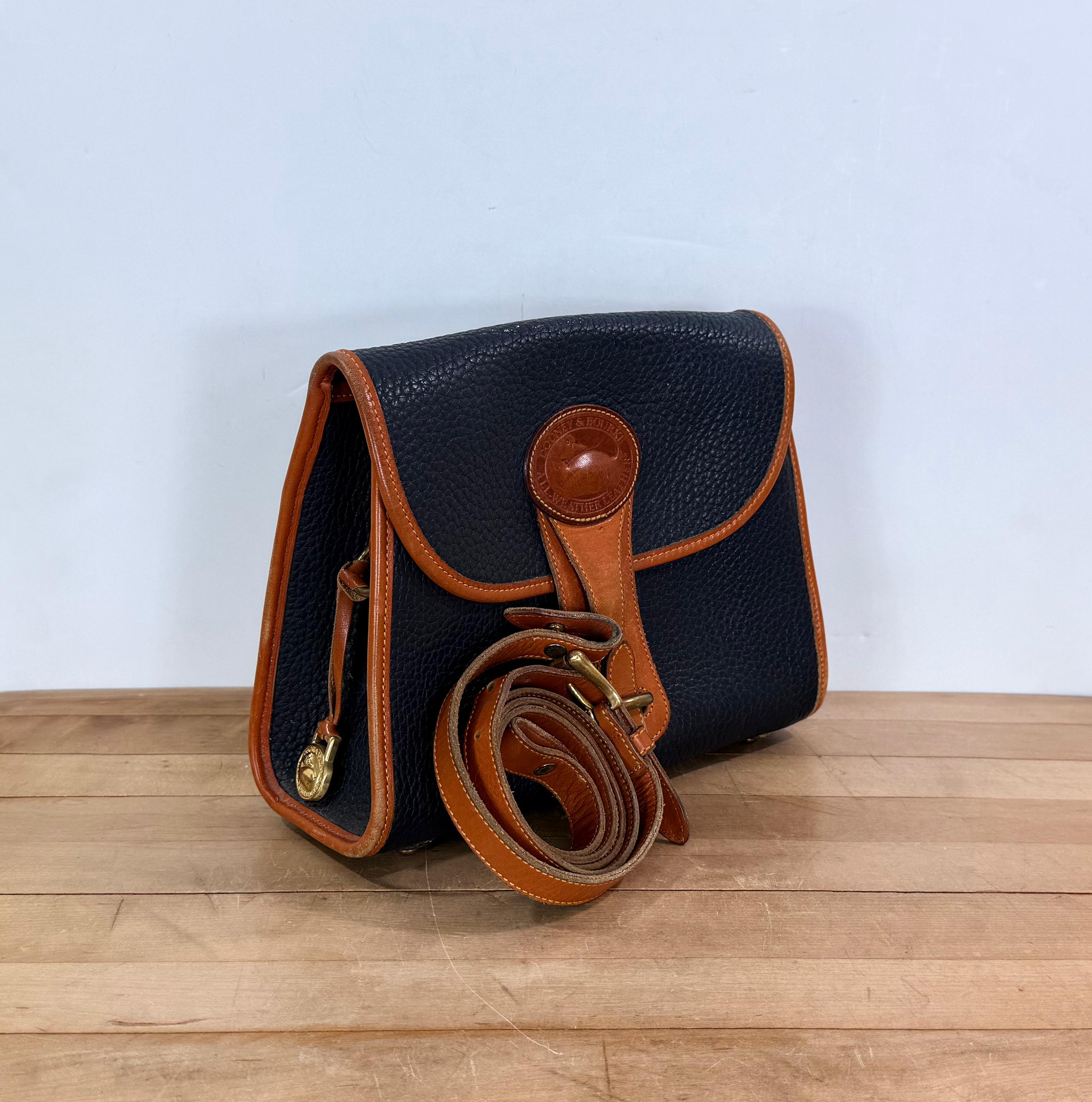 Dooney & Bourke Red Pebbled Leather Backpack British Tan Trim sold** Vintage Dooney & Bourke, pebbled, All Weather Leather  main image 3