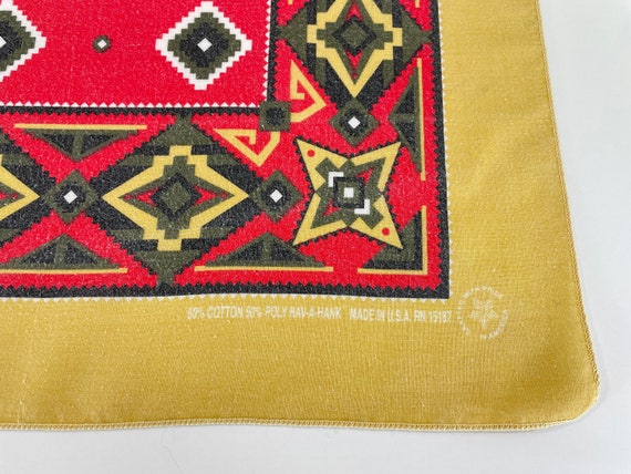 Cotton Poly Southwestern Style Bandana by Hav-A-H… - image 3