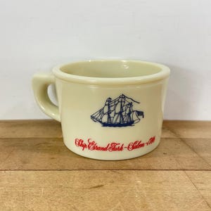 Vintage Old Spice Shaving Mug: Grand Turk & Recovery Ships