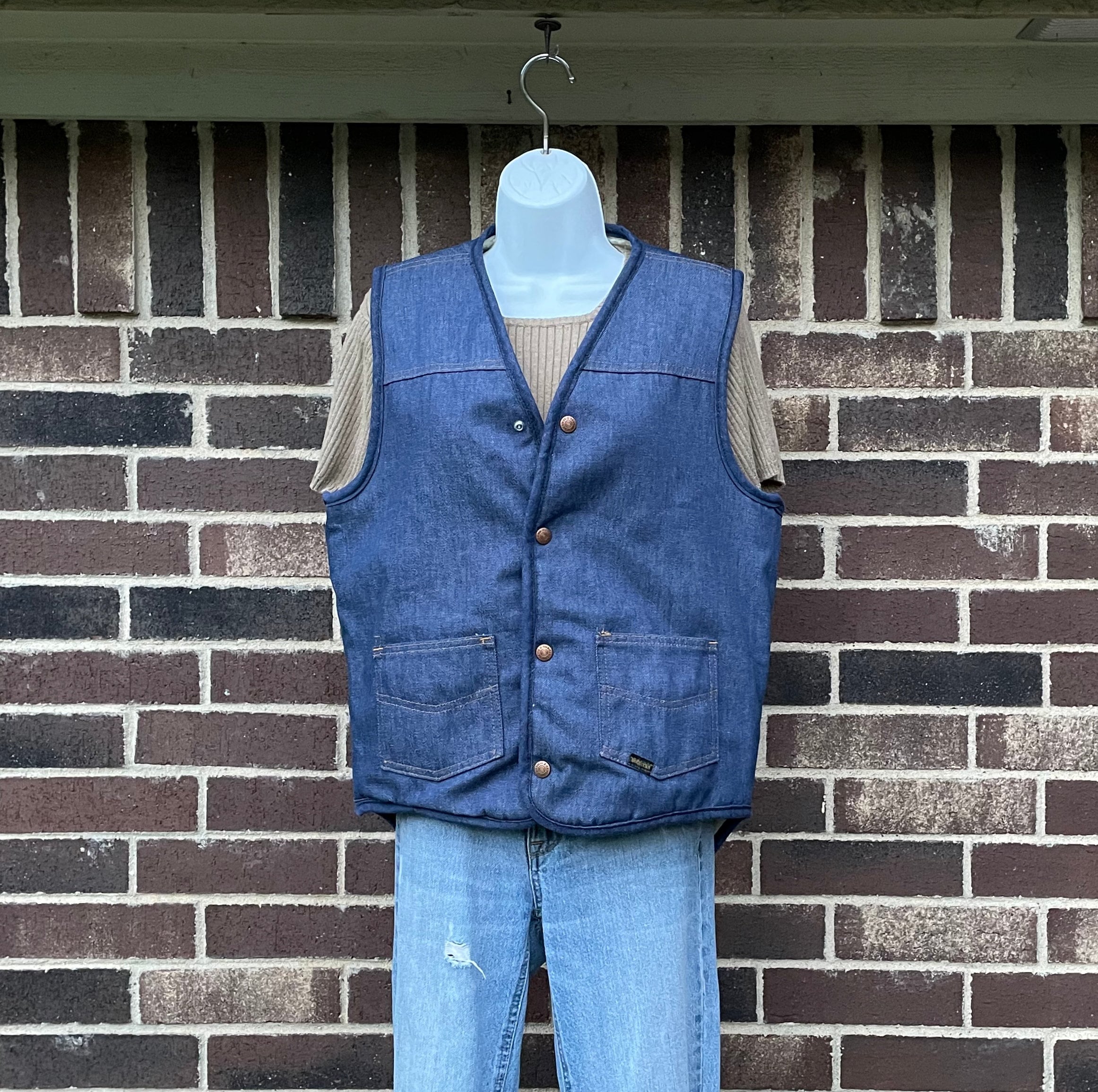 Denim Roebucks Vest - Etsy