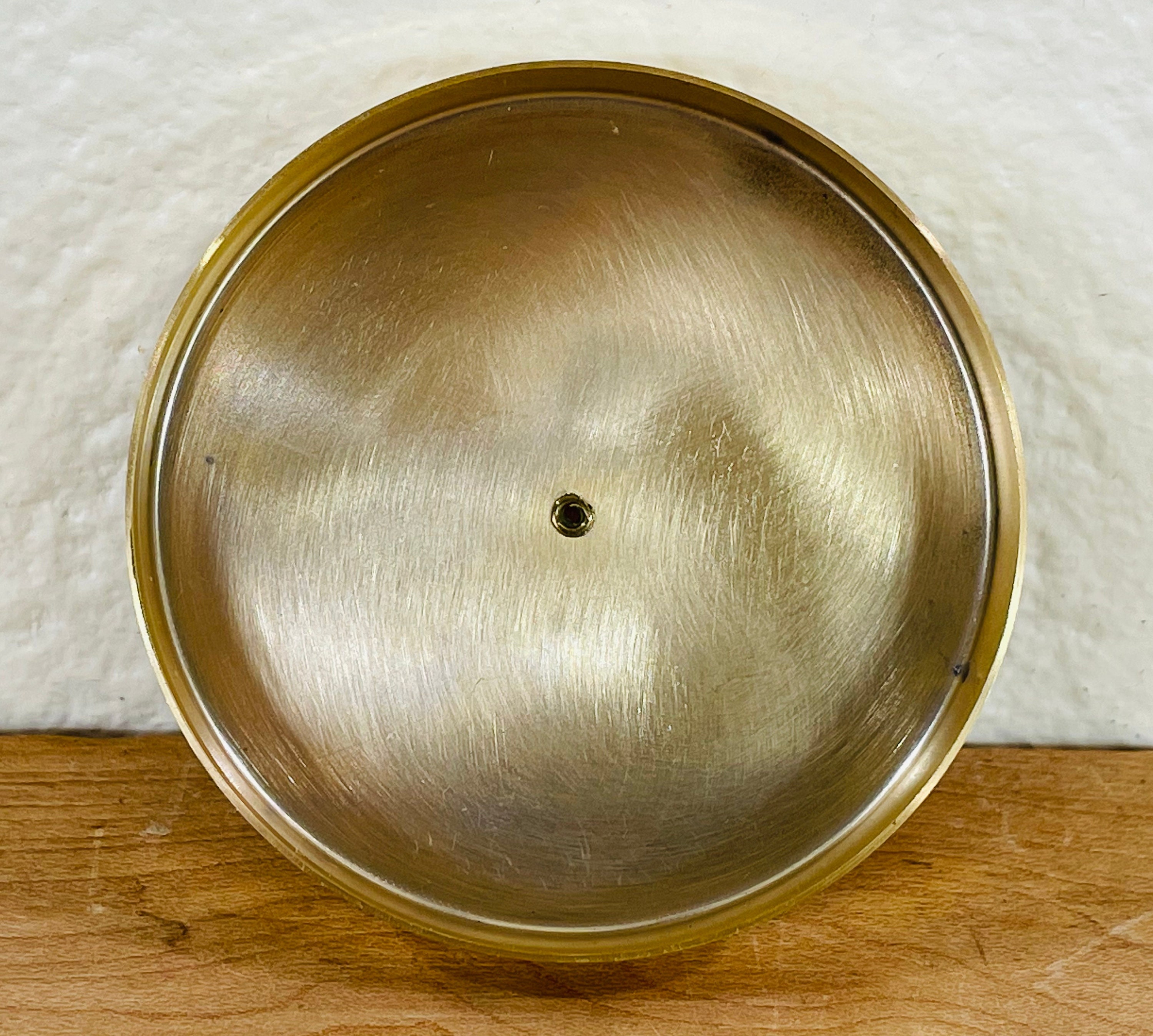 Vintage Brass Tone Metal Napier Sewing Trinket Box With Etsy