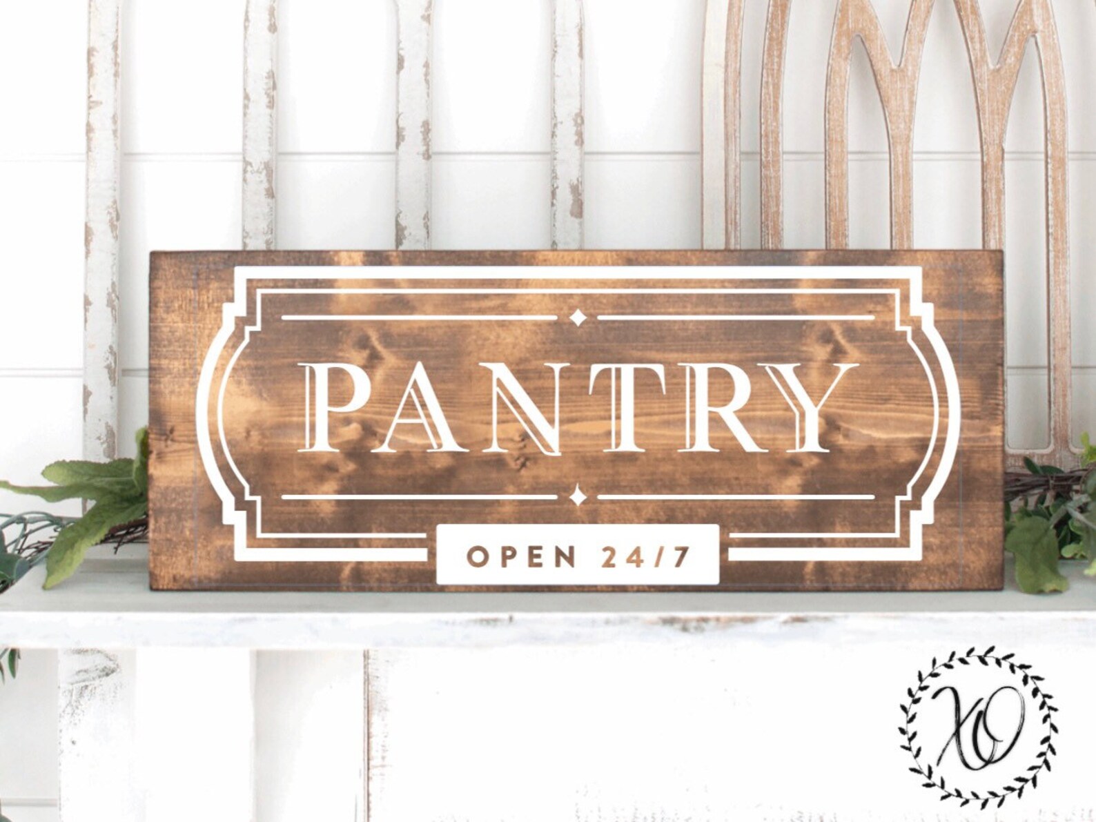 Pantry Sign Wall Plaque Kitchen Decor 7x 18 Unframed Etsy