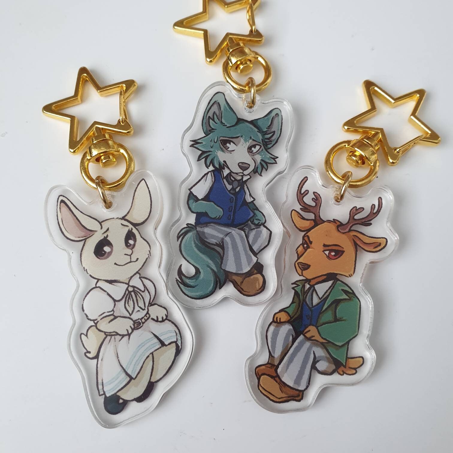 Clearence Beastars Charms Haru Legoshi Louis Etsy Clearence Beastars Charms Haru Legoshi Louis Etsy
