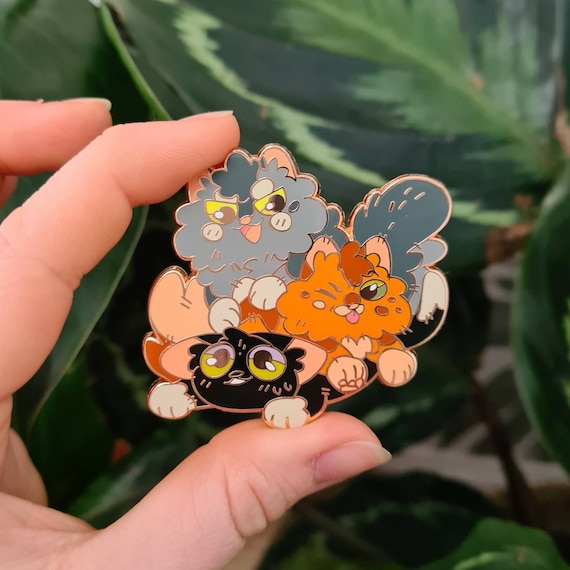 Enamel Pins: Pastel Kitties - Warrior Cats by DirtyNoodles