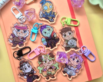 CritRole Bells Hells Keychain Charms DND podcast