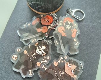 The Locked Tomb Keychains - Harrowhark and Gideon