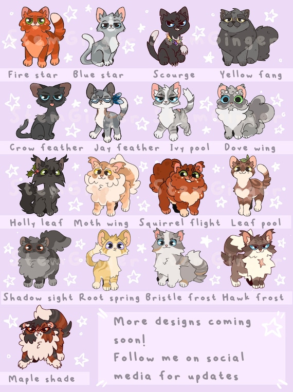 Blue eyed villains of warrior cats!~ (art by me) : r/WarriorCats