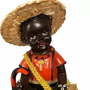 6&quot; Statue Baby Elegua Figurine Santeria Yoruba Orisha African God