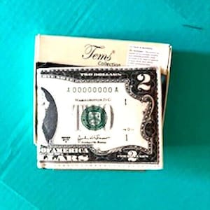 Two Dollars Bill Wallet Bi-Fold