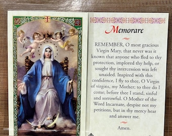 Laminated St. John The Baptist Holy Prayer Card – Catholic Christian Devotional