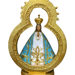 12&quot; Nuestra Señora de Suyapa Statue - Our Lady of Suyapa Religious Figure, Catholic Figurine for Devotion and Home Décor