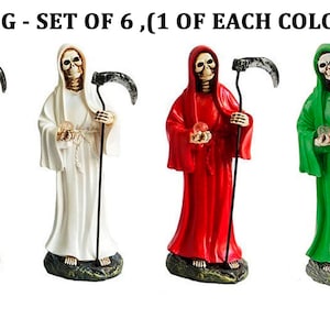 Holy Death Figurines. Estatuas de La Santa Muerte 5&quot;