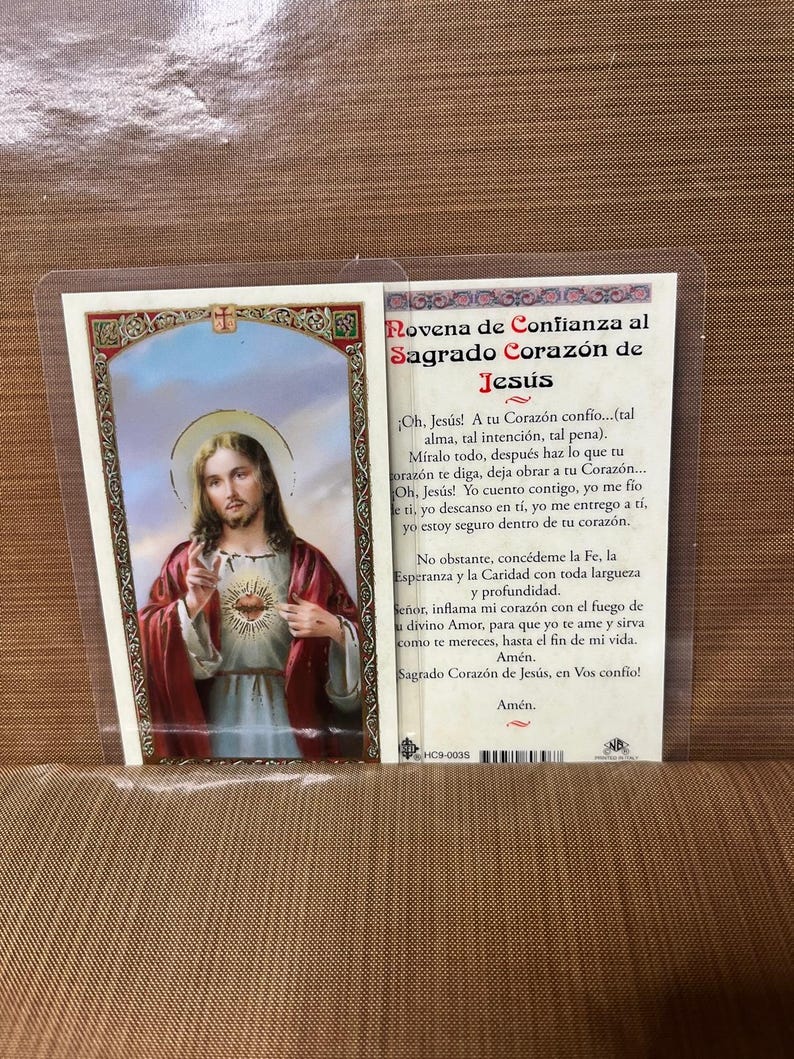 Act of Consecration to the Most Sacred Heart of Jesus Laminated Prayer ...