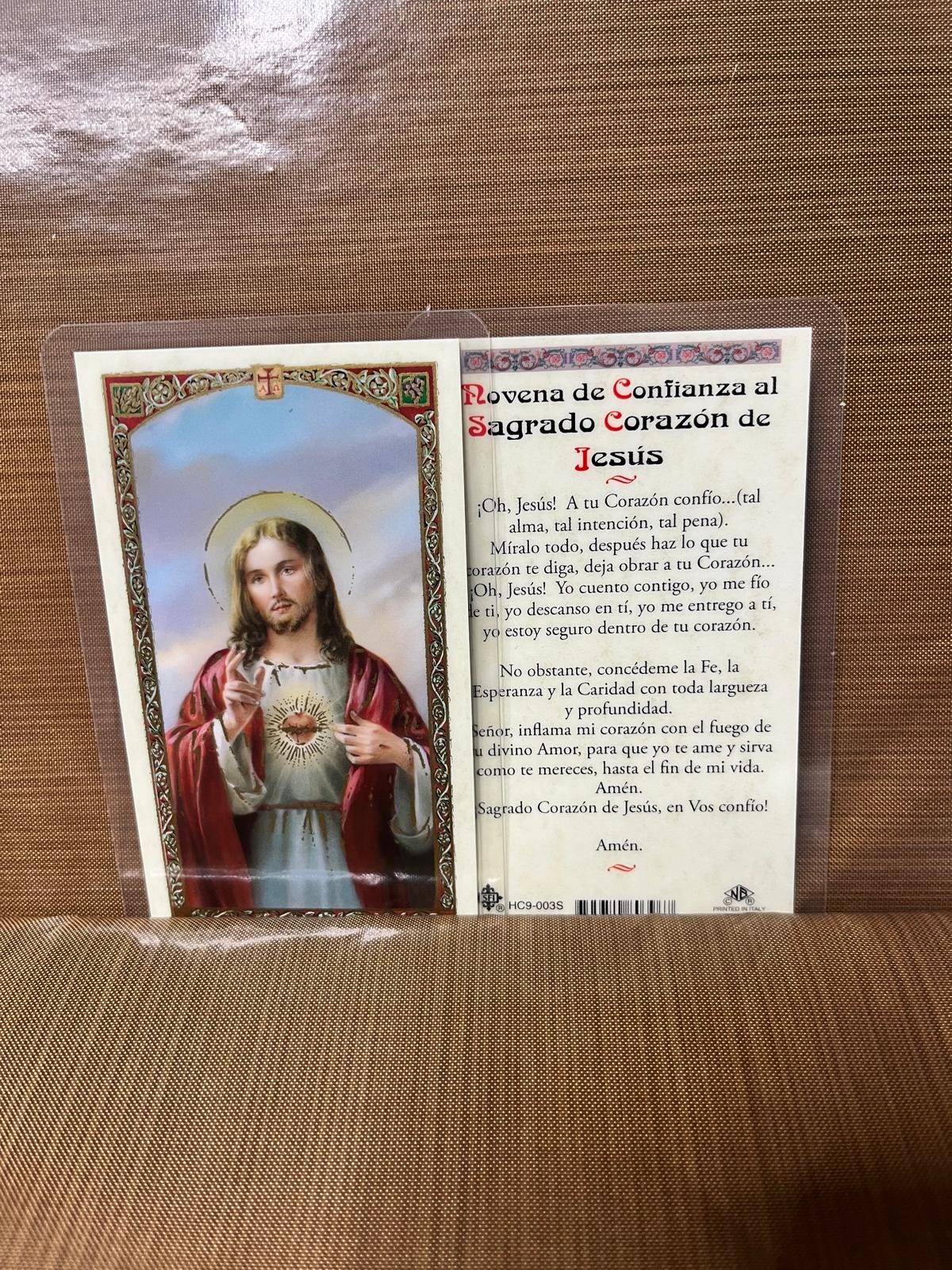 Act of Consecration to the Most Sacred Heart of Jesus Laminated Prayer ...
