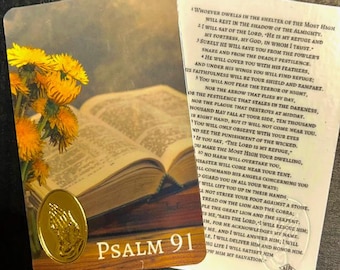 Psalter Douay Rheims Psalm 1: Pocket Prayerfulls™ | Durable Wallet Holy Cards | Holy Bible ...
